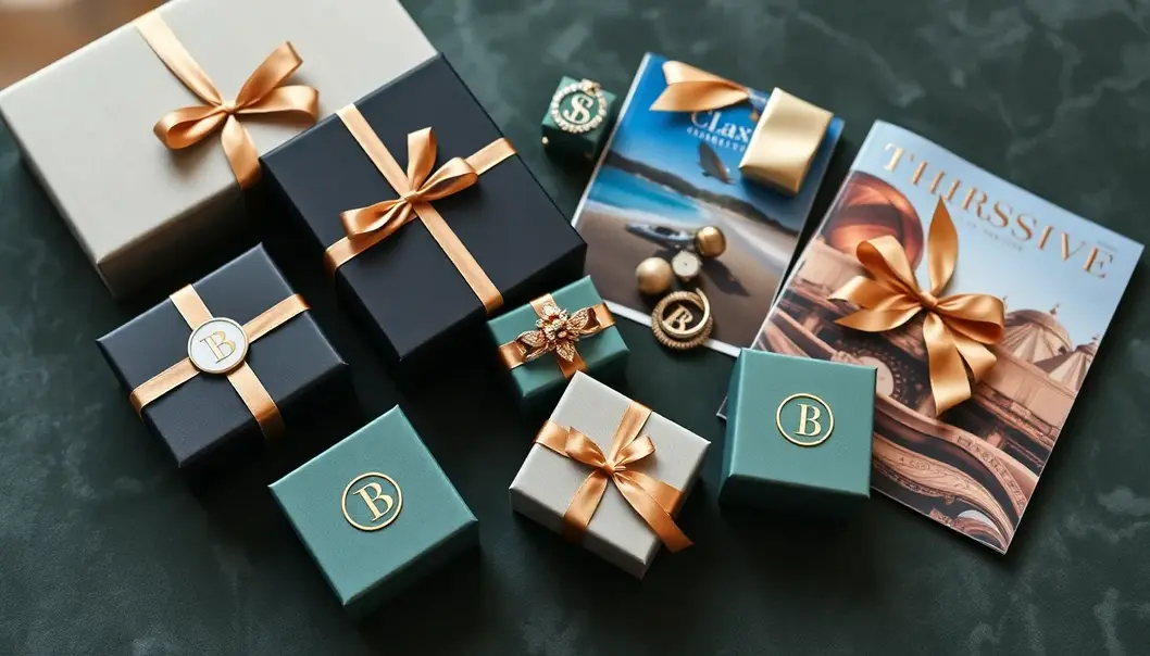 Timeless Elegance: Thoughtful Gifts for the Luxury Enthusiast A variety of sophisticated gifts on a velvet background.